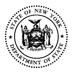 New York State DEPARTMENT OF STATE Division of Licensing Services P.O. Box 22001 Customer Service: (518) 474-4429 Albany,