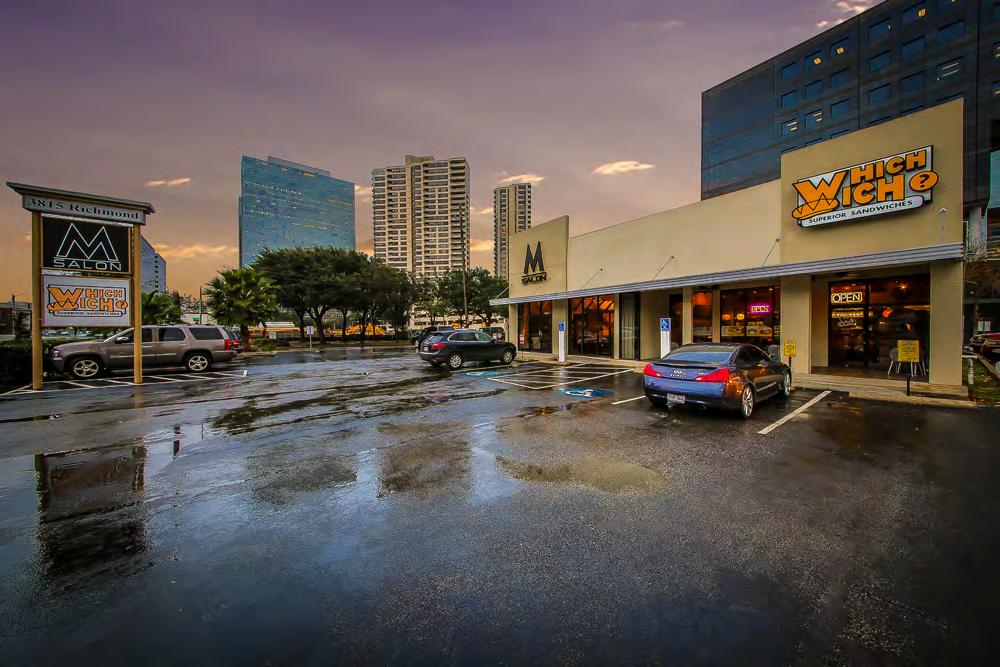 EXECUTIVE SUMMARY OFFERING SUMMARY Available SF: Lease Rate: 2,175 SF Call For Details PROPERTY OVERVIEW This is a multi-tenant retail shopping center located in the Greenway. Major thoroughfare.