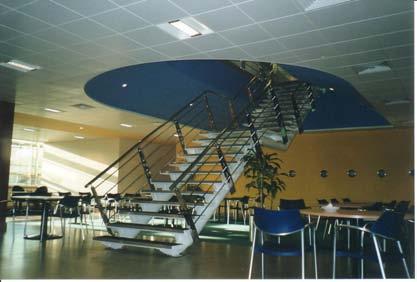 Reference Painted steel staircase with