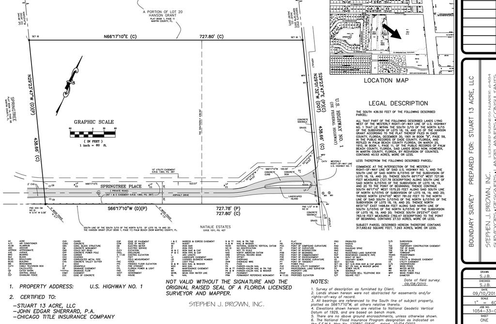 ±13.57 Acres Commercial Land 2055 S Kanner