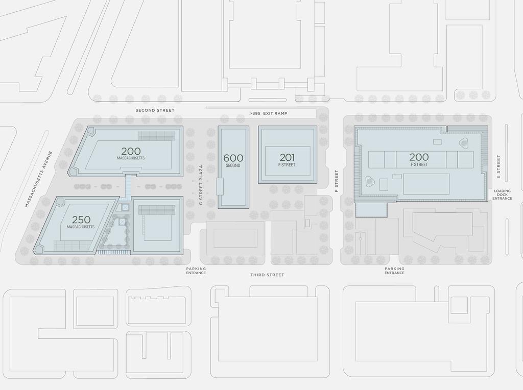 Site Plan 563,376 Square Feet Building Size 563,376 Square Feet 12 Floors orth and South