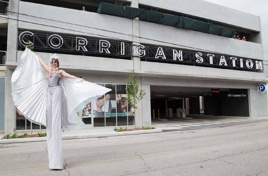 An iconic landmark in the core of Kansas City s Crossroads Arts District Corrigan Station is directly in the middle of the Crossroads with easy access to downtown, the Power & Light District and