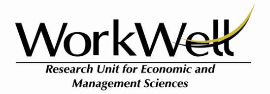 Bylae 3: NWU se Workwell-besluitnemingsboom Noordwes-Universiteit Fakulteit vir Ekonomiese en Bestuurswetenskappe Studente Verklaring rondom Navorsingsetiek (moet voltooi word as deel van die