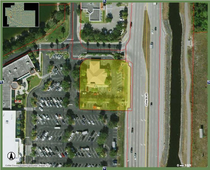 STRENGTHS & OPPORTUNITIES STRENGTHS TAX APPRAISER MAP Improved site Existing building with drive-thru lanes Great traffic counts: Collier Blvd.