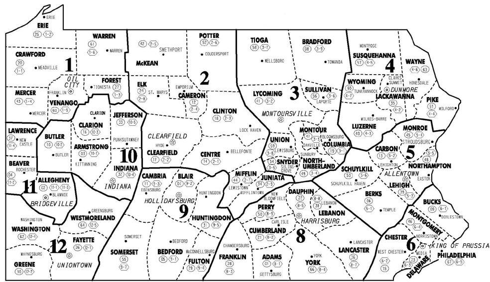 SECTION TWELVE DISTRICT OFFICE ADDRESSES AND TELEPHONE NUMBERS DISTRICT 1-0 255 Elm Street Oil City, PA 16301 814-678-7069 DISTRICT 2-0 70 PennDOT Drive Clearfield, PA 16830 814-765-0444 DISTRICT 3-0