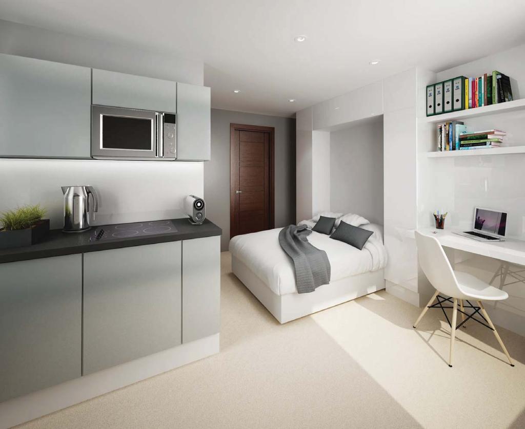 Fully Furnished INTERIORS Students want high quality, new build apartments with en-suite bathrooms and great