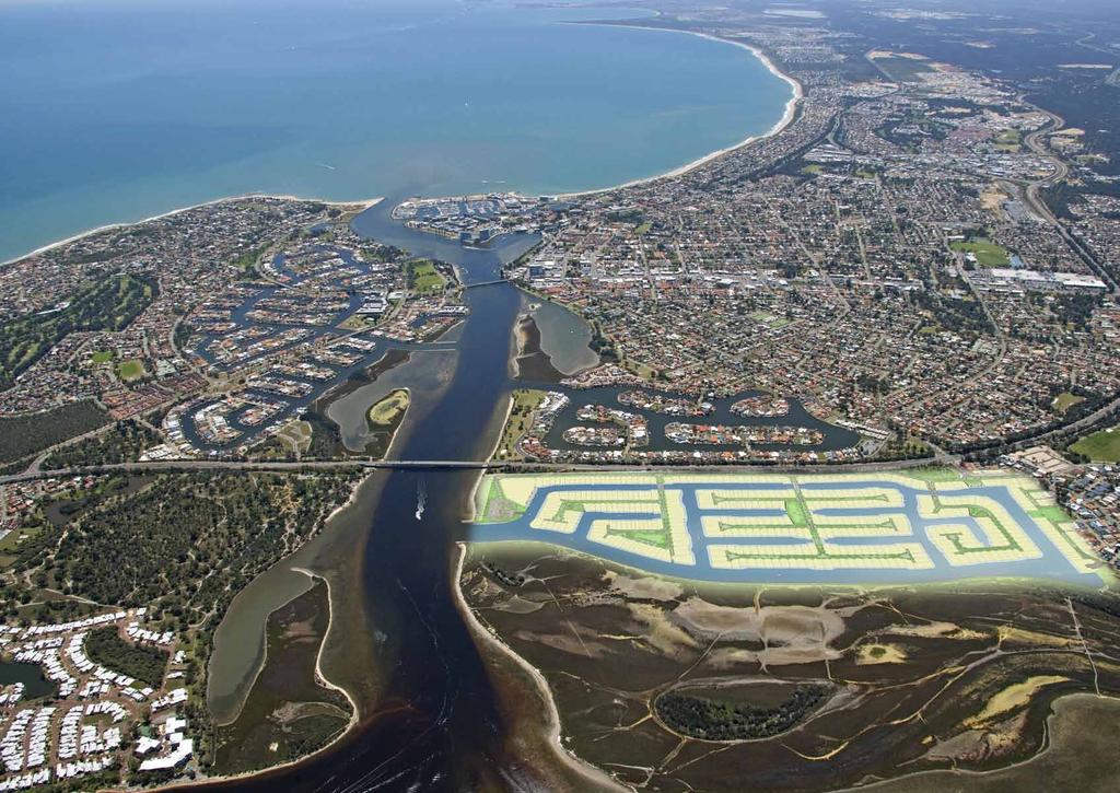 Absolute waterfront with great access to Silver Sands Golf Course Mandjoogoordap Drive Marina Performing Arts Centre Train Station John Tonkin College Country Club Hall Park Esplanade eateries