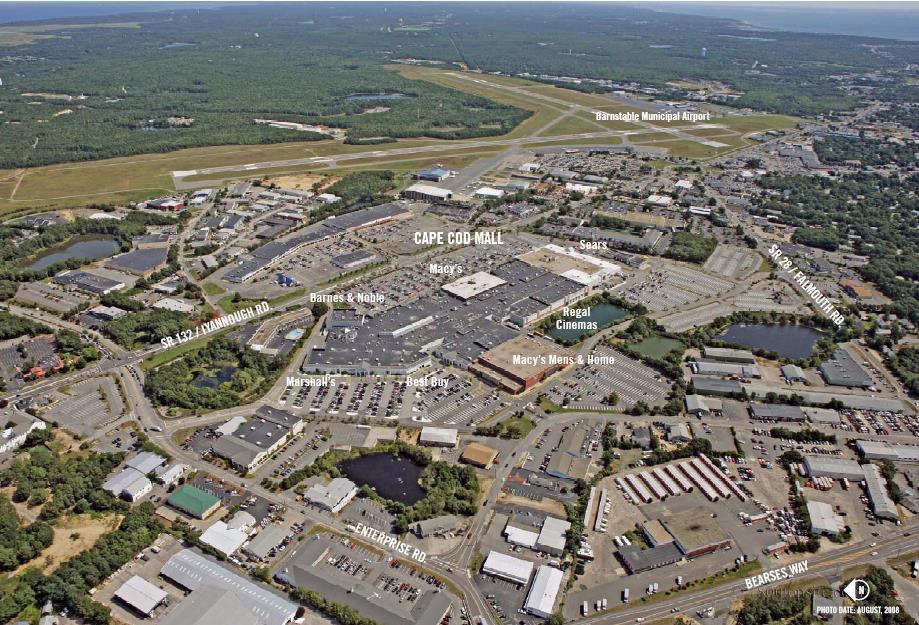 PROJECT OVERVIEW Cape Cod Mall is located on Route 132 in Hyannis, the largest