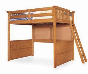 26 342-964NR 3/3 Loft Bed Complete 342-984NR 4/6 Loft Bed Complete The Build-A-Room Program offers a variety of pieces and configurations that will allow anyone to create a functional environment