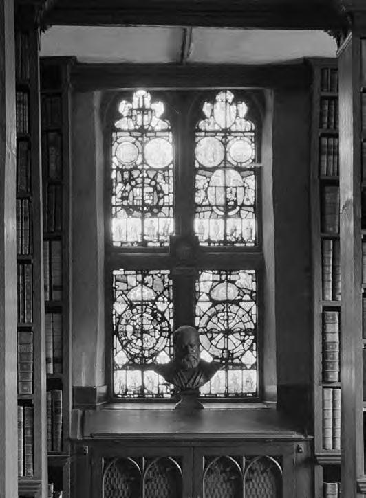 74 Trinity College Oxford Report 2016-17 THE SAGA OF THE OLD LIBRARY GLASS 1 Sharon Cure, Librarian, and Clare Hopkins, Archivist The origins of Trinity s medieval glass are obscure, but it is