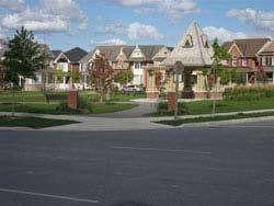 Photos of Cornell: Local park with houses fronting on it Courtesy: Mattamy Homes