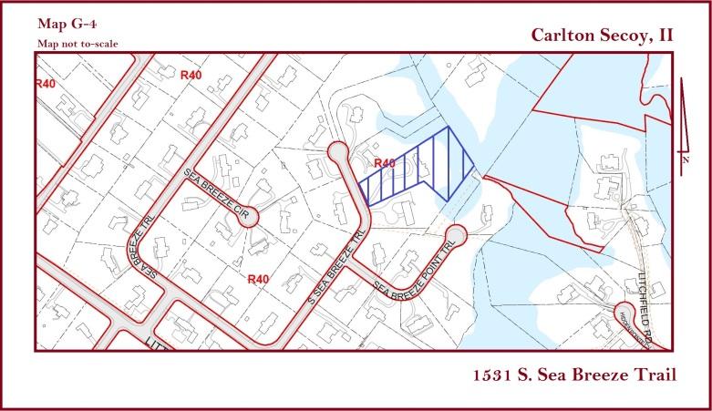 Case #5 Carlton Secoy, II DESCRIPTION OF REQUEST: requests a variance to allow 2,534 square feet of accessory structure instead of 1,176 square feet as permitted LOCATION: 1531 South Sea Breeze Trl