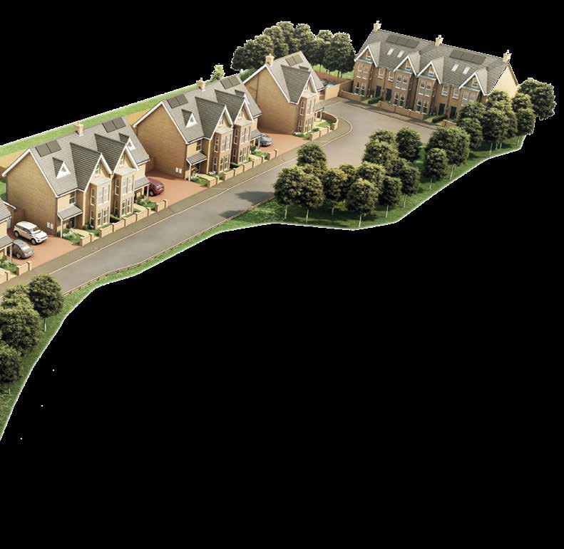 Kent Drive Siteplan 10 8 9 Cycle & Bin store 11 12 7 13 6 5 4 3 2 1 The Staveley 4 bedroom home Plots 10-13 The Birstwith