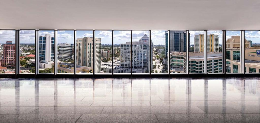 201 E LAS OLAS BLVD DISCOVER THE NEW STANDARD OF CLASS A Downtown Fort Lauderdale s Newest Luxury Office Tower ± 408,222 gross square feet *DELIVERY 3Q 2020 SIGNAGE top of building and monument