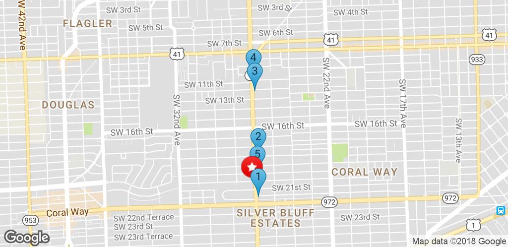 1960 SW 27th Avenue 1960 SW 27th Avenue, Miami, FL SALE COMPS MAP SUBJECT PROPERTY 1960 SW 27th Avenue Miami, FL 1 2151 SW 27TH