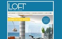 Home of the Week is further communicated through the LOFT website and its social media