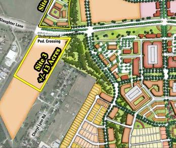 Sites allow for up to 75% impervious cover and up to 36 units per acre. CONTACT Spence Collins Office: (512) 472-2100 Spence@matexas.