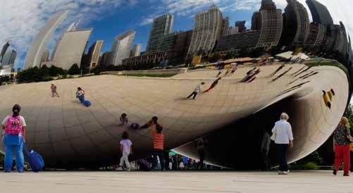 Cloud Gate Designed by British artist Anish Kapoor, the 110-ton (99,790.