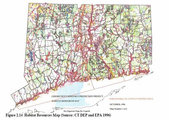 Connecticut Habitat maps from