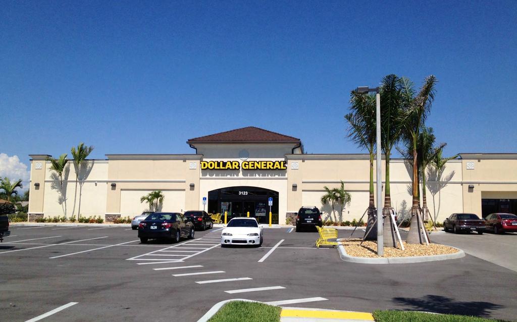 DOLLAR GENERAL 2 Deal Cape Coral, FL Excellent Demographics 117,421 w/in 5 Miles Dollar General Rent Increase (Yr.
