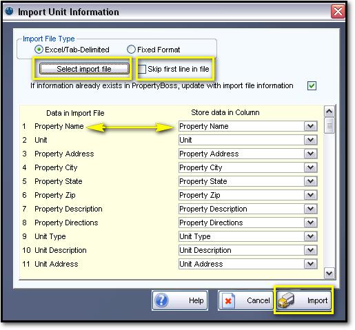 Implementation Guides. 73 4. Click Select Import File and navigate to locate your spreadsheet.