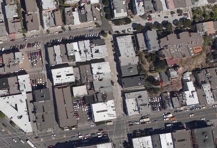 Aerial Photo KEARNY STREET BROADWAY SUBJECT PROPERTY Case