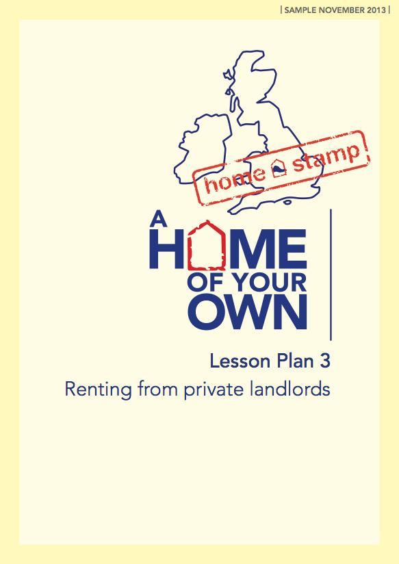 own home Lesson 3: Renting