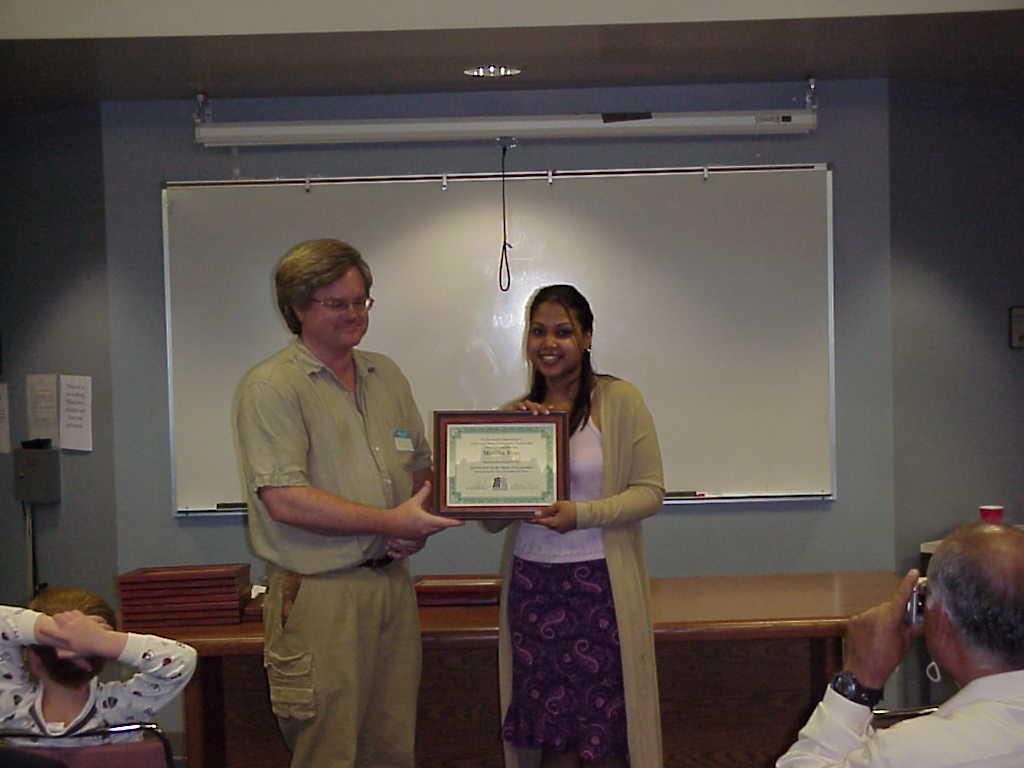 Certificate of Distinction - Monika Vyas