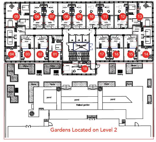 Floor Plans. Apartment Sizes: Apartment Number No. of Bedrooms No. of Bathrooms Apartment size m 2 N.B. Floor layout arrangement is identical on each floor (2-9) Floor plans are approximate only and not to scale.