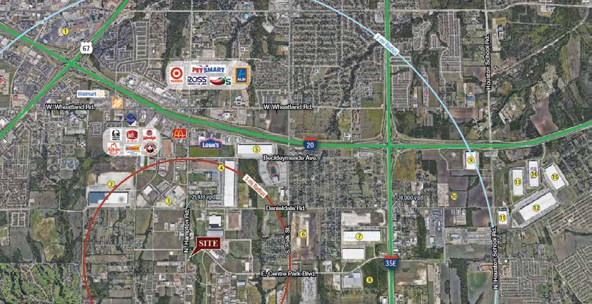 RECENT LARGE REAL ESTATE DEVELOPMENTS # Project Developed By Size Year Built 1 Southwest Center Mall Redevelopment Brodsky/Corinth 341,251 sf 2017 2 Southfield Park 35 Seefried/USAA 2,087,706 sf (3