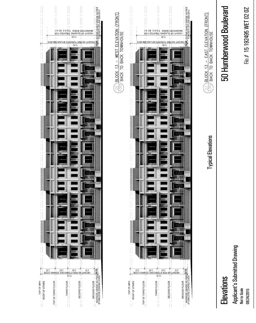 Attachment 2e: Elevations (Back-to-Back Townhouses) Staff