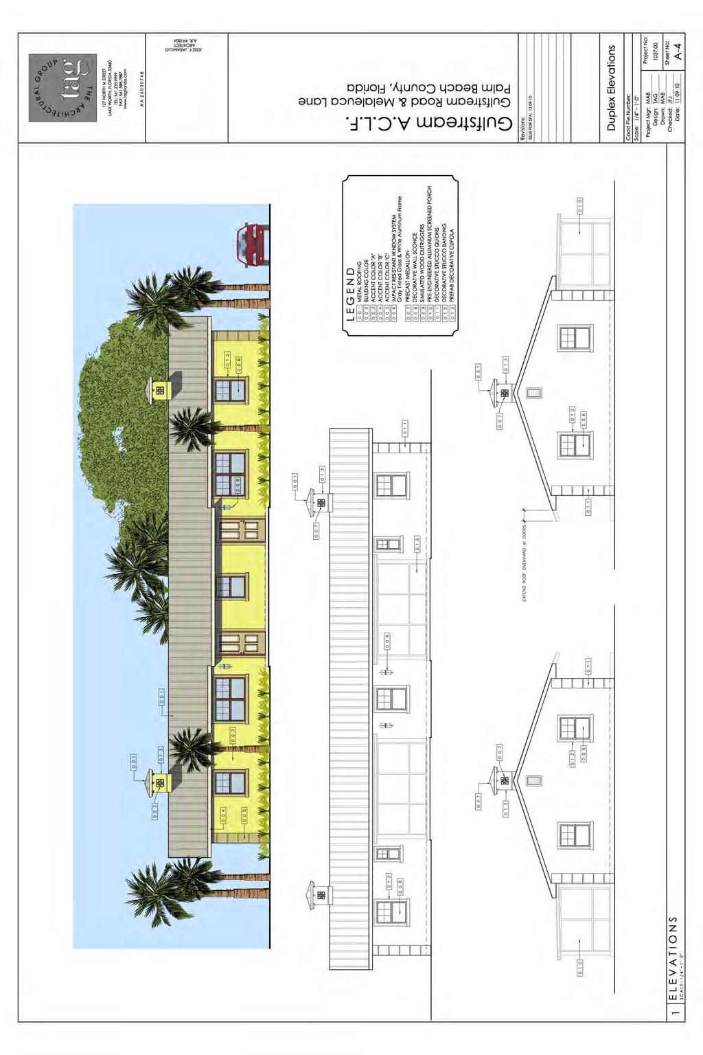 Figure 8 Typical Building Elevation submitted