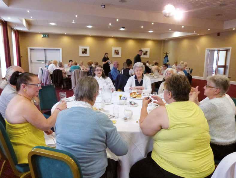 The High Tea was arranged at The Cairn Hotel in Bathgate, and everyone enjoyed their meal.