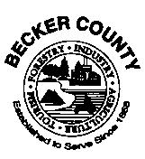 ~ LAND ALTERATION PERMIT ~ BECKER COUNTY PLANNING & ZONING 915 LAKE AVENUE, DETROIT LAKES, MN 56501 PHONE (218) 846-7314 - FAX (218) 846-7266 PARCEL APP YEAR SCANNED Land Alt PARCEL NUMBER PROJECT
