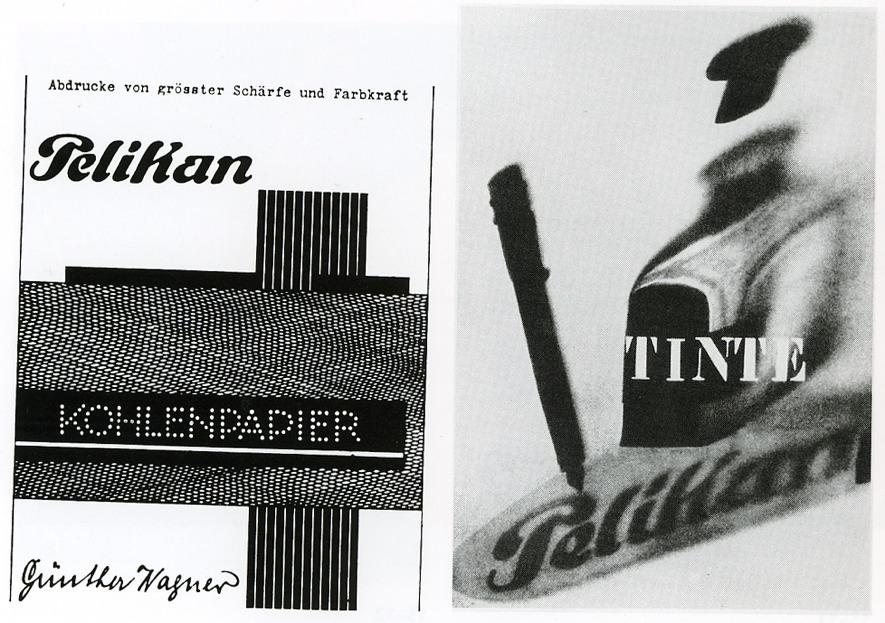 El Lissitzky, ad for Pelikan carbon paper,