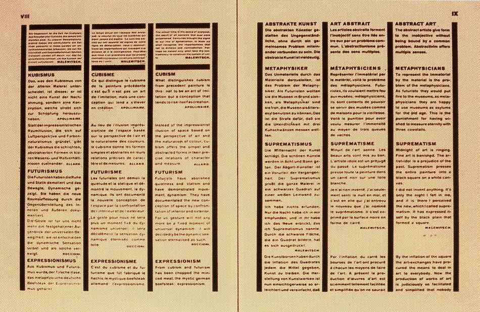 El Lissitzky, text format