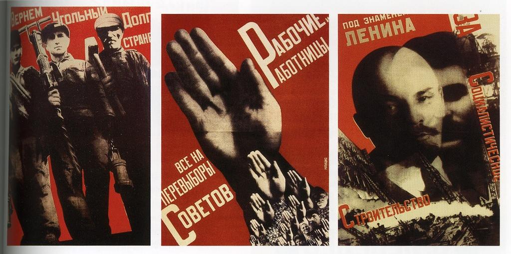 Gustav Klutsis, We Will Repay the Coal Debt to the Country poster, 1930 Gustav Klutsis, Everyone Must Vote in