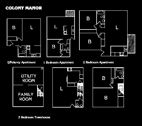 and heat Colony Manor Located on John Street across the road from Perkins Green, Colony Manor is within walking distance of the center of campus.