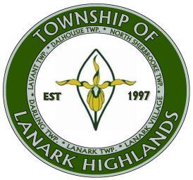 APPLICATION FOR SITE PLAN CONTROL Information and material to be provided under Section 41 of the Planning Act Township of Lanark Highlands PO Box 340, 75 George Street Lanark, ON K0G 1K0 T: 613.259.