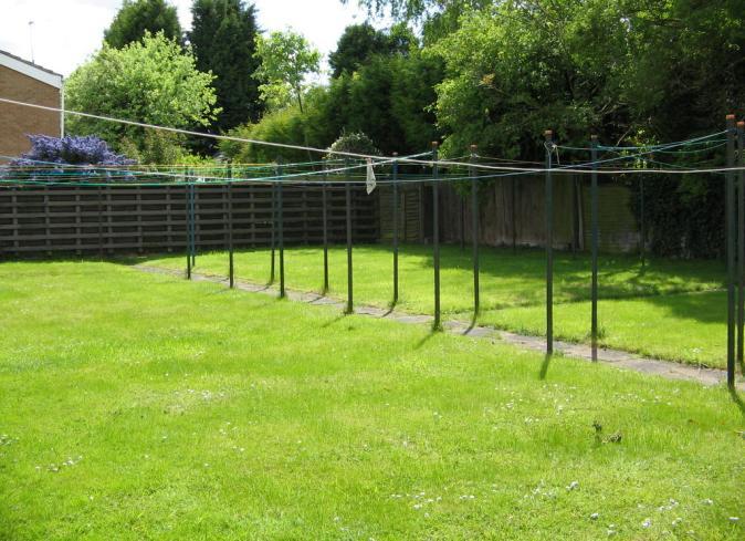 There are 7 drying areas located around the estate with either concrete or metal washing line posts provided for residents use.