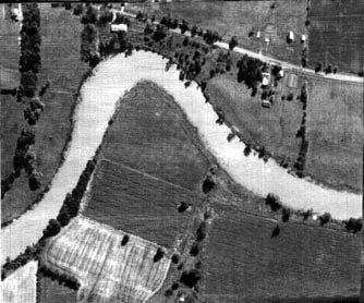 Figure 2 A Natural Watercourse Shows Up On An Aerial Photo (Left) And Topographical Map (Right) Farmers, and others, often have their own ideas about what is or isn t a natural watercourse.