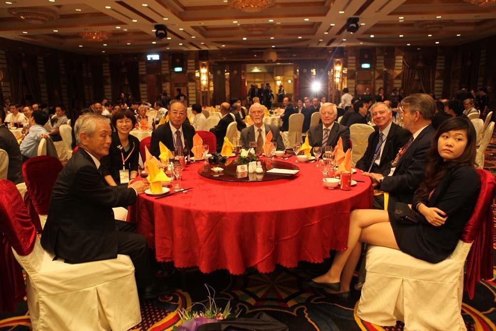 Figure 15. Gala dinner - A toast for the conference success from the organizers, from right to left: Mr. Bui Nguyen Hoang, conference co-chairman, Prof.