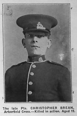 3pm - Quiet day - 2Lt AV PEEL killed by shell fire in support trench.