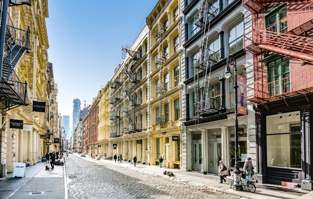 Property Description Neighborhood Overview SoHo, located South of Houston Street in the lower section of New York City was originally known to be home to many artist lofts and