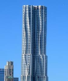 8 Spruce Street Frank Gehry Multifamily Housing Glass Type: