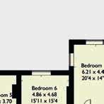Room sizes are