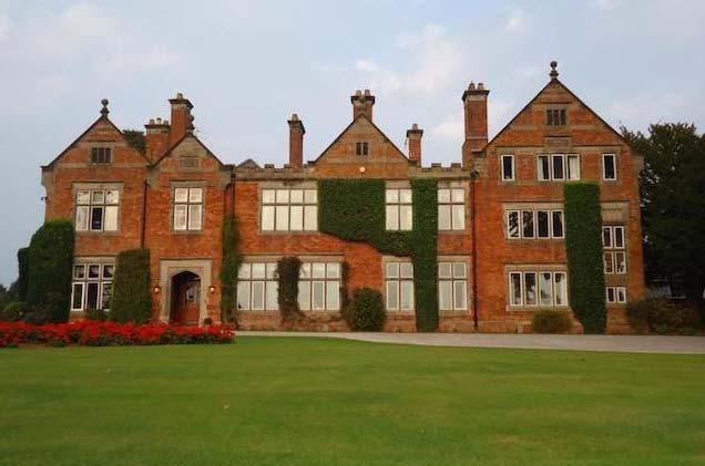 Description. The manor has been described as in the Jacobean style. This may be the latest remodel. Fig.