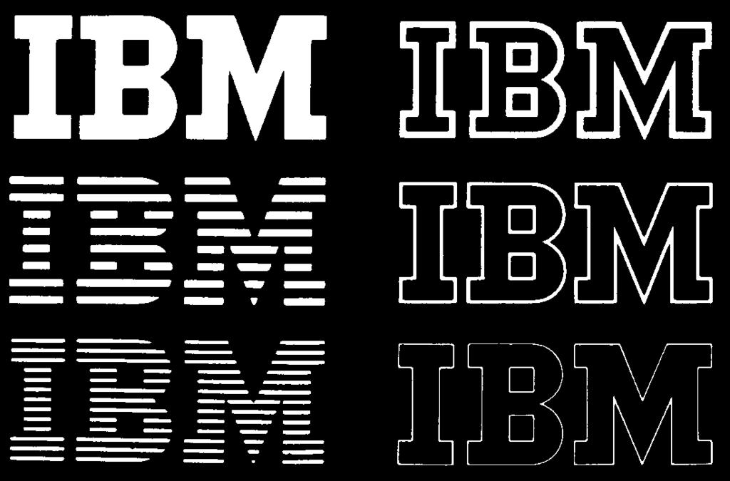 418 Chapter 20: Corporate Identity and Visual Systems 20 15 20 16 20 17 20 18 20 19 20 15. Paul Rand, IBM trademark, 1956.