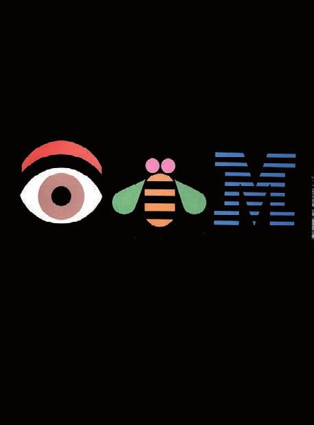 Paul Rand, The IBM Logo: Its Use in Company Identification, 1996. In this exuberant cover the IBM logo resembles exploding fireworks.