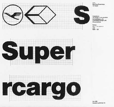 Aicher believed a large organization could achieve a uniform, and thus significant, corporate image by systematically controlling the use of constant elements.